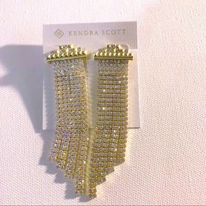 Kendra Scott Gold Vienna Statement Earrings